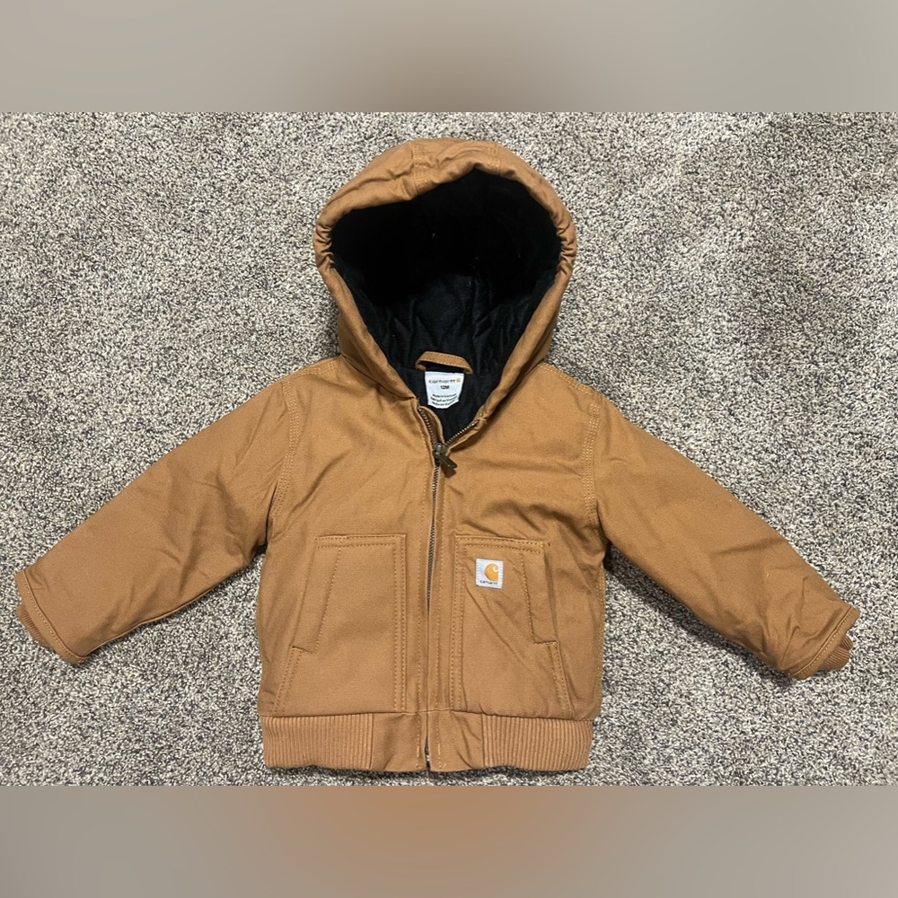 Brown Carhartt Coat Infant 12m
